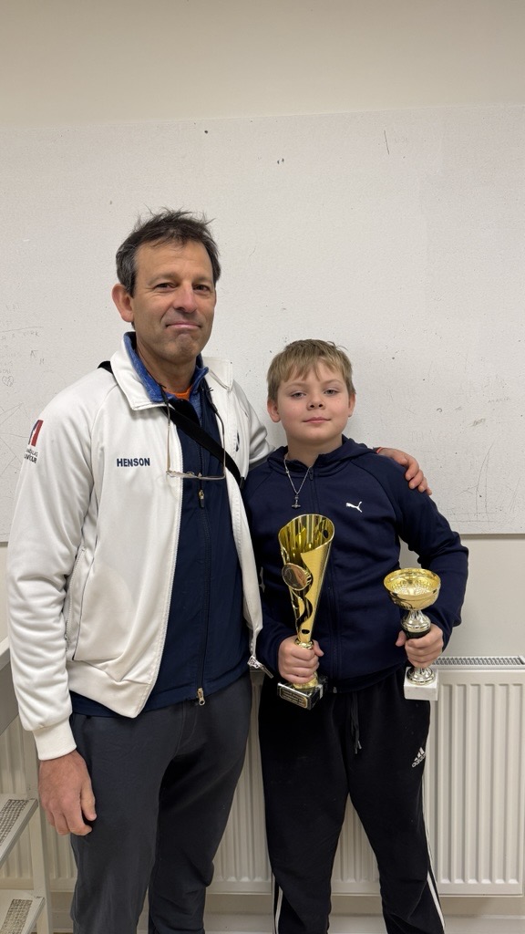PJ with his coach Raj
